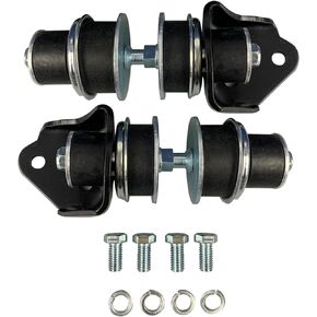 Front Engine Mount Kit with Brackets for 1955 1956 1957 Chevy Bel Air SBC V-8 Engines 400-6897, 400-6902