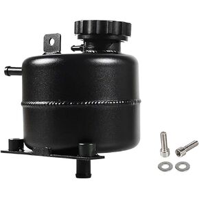 2.5L Aluminium Polished Radiator Coolant Water Overflow Expansion Tank Reservoir,Expansion Alloy Tank Radiator Reservoir Tank with Cap for Mini Cooper S R52 R53,Silver