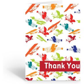 Stonehouse Collection Airplane Note Cards - 10 Boxed Cards & Envelopes - Aviation Note Cards - USA Made