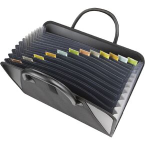 C-Line Expanding File with Handles, Letter Size, Black (48211)