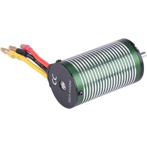 RC Brushless Boat Motor, 3665 3600KV 4500KV 4 Poles Motor for 1/8 1/10 1/12 Remote Control Car Marine Ship(4500KV)