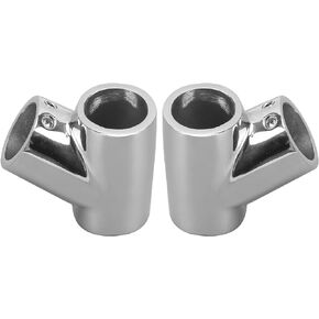 SHENGHUISS Handrail Tee Fitting Tube/Pipe of Boat 316 Stainless Steel Heavy Duty with L Shape Hex Key 2 Pack