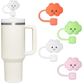 2 Pack Silicone Spill Proof Stopper, Compatible With Stanley Quencher H1.0&2.0 Tumbler 40/30 oz, Leakproof Silicone Seal Kit, Including2*Straw Cover, 2*Straw Hole Seal, 2*Center Shaft Seal