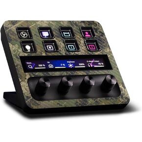 MightySkins Carbon Fiber Skin Compatible with Elgato Stream Deck + - Vivid Fog | Protective, Durable Textured Carbon Fiber Finish | Easy to Apply, Remove, and Change Styles | Made in The USA