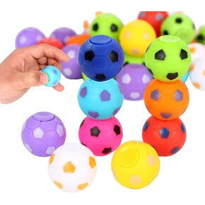 9-32pcs Mini Fidget Spinner Soccer Ball Toy for Kid Boy Girl, Soccer Party Favor, Bulk Kid Prize for School Classroom, Small Return Gifts for Kids Bitdhday Goodie Bags Stuffers Treasure Box Prize