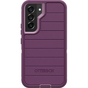 حافظة OtterBox Defender Series لهاتف Samsung Galaxy S22 (فقط) - حافظة فقط - حماية دفاعية ميكروبية - عبوة غير مخصصة للبيع بالتجزئة - أزرق فورت (أزرق فورت)