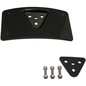 Custom Dynamics CD-PFM-B License Plate Mount (Gloss Black Radius for 1984-2016 Harley-Davidson Models)