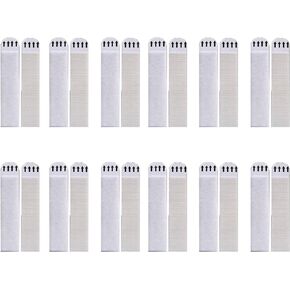 12 Pairs of Heavy Duty Command Strips Picture Hanging Tape and Hangers Velcro Strips for Easy and Secure Installation