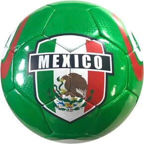 Icon Sports Mexico Size 5 Ball, Green