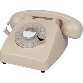 Red Rotary Dial Telephones Benotek 1980'S Classic Old Style Retro Landline Desk Telephone Single Line Corded Phone Home Office School Hotel in Kuwait