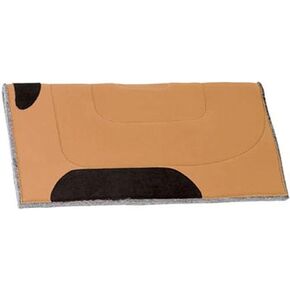 Weaver Leather Canvas Top Saddle Pad,Brown