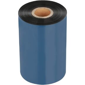 Thermal Transfer Printer ribbon-1ROLL 4.33" x 1476'/110mm x 450m Black Wax Resin Ribbons 1"Core Ink Out for Zebra ZT410 ZT420 ZM400 Sato Datamax Tsc TEC Printer