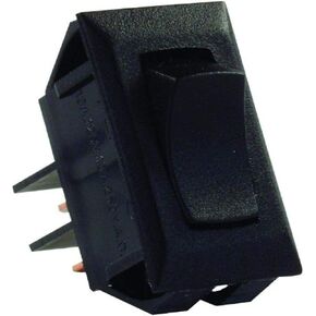 JR Products 12705 Black SPST Mom-On/Off Switch