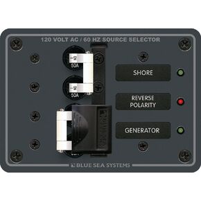 Blue Sea Systems 8061 AC Toggle Source Selector 120V AC 50A