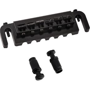 Bogart Adjustable Wraparound Guitar Bridge Combined bridge Tailpiece Compatible with Les Paul LP SG Style Electric Guitar Black. LYBM 004-Black