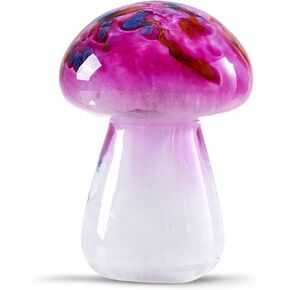 Hand Blown Glass Flower Paperweight for Birthday Gift,Home Decor Collectible,Office Decor Lovers.