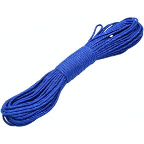 100FT Reflective Paracord 7 Core Parachute Cord (8# Blue)