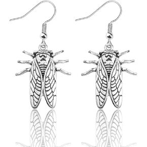 Cicada Insect Lover Gift Cicada Pendant Necklace Cicada Themed Gifts for Women Cicada Lover Bracelet Entomologist Gift