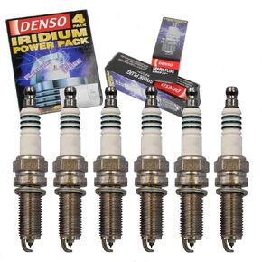 Sixity Auto 6 pc DENSO Iridium Power Spark Plugs compatible with Honda Pilot 3.5L V6 2009-2015