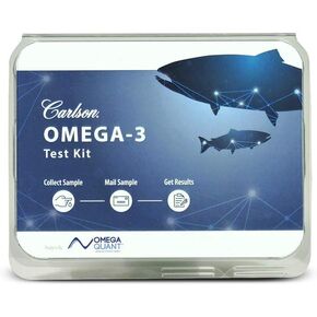 Carlson - Omega-3 Test Kit, Omega-3 Index Test, Measure Omega-3 Levels (EPA and DHA), 1 Kit