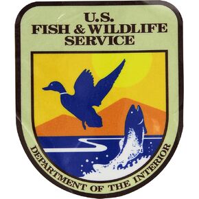US Fish and Wildlife Service sticker decal 4" x 5"