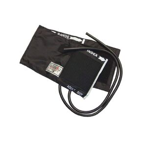 Labtron Accumax Blood Pressure Cuff - Nylon Cuff & 1-Tube Latex Bladder - Adult, Blue, 2348-1A