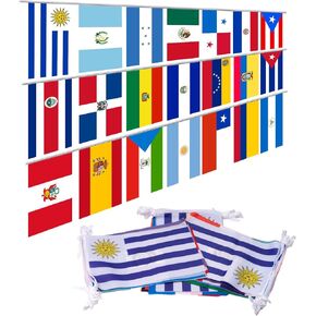 3 مجموعات من أعلام أمريكا اللاتينية 21 دولة، أعلام لاتينية متنوعة، أعلام البلدان الناطقة باللغة الإسبانية للفصول الدراسية، التراث الإسباني الوطني، الأحداث، الاحتفالات، تزيين الحفلات، القضبان الرياضية 60 in Kuwait
