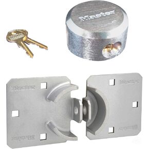 Master Lock - Hasp/Hidden Shackle Keyed Alike Padlocks 770-6271NKA-2 w/BumpStop Technology