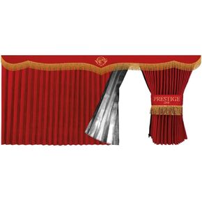 Kenworth T680 Truck Window Curtains Prestige-Line RED
