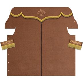 International lt rh prostar Lonestar Truck Sleeper Curtains Prestige-Line Brown