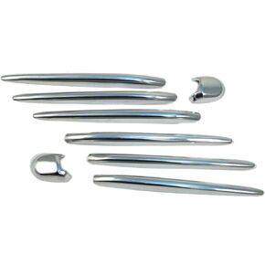 Chrome Hood Vent Fin+Nozzle Cover Trim For Mercedes Benz W164 X164 ML350