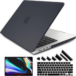 DONGKE for M4 MacBook Pro 16 inch Case 2024-2021 A3403 A3186 M3 A2991 M2 A2780 M1 A2485 Pro Max Chip with Touch ID, Plastic Hard Shell Case with Keyboard Cover & Screen Protector, Matte Stone