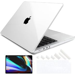 DONGKE for M4 MacBook Pro 16 inch Case 2024-2021 A3403 A3186 M3 A2991 M2 A2780 M1 A2485 Pro Max Chip with Touch ID, Plastic Hard Shell Case with Keyboard Cover & Screen Protector, Matte Stone