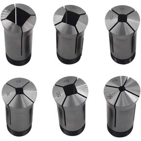 5C Square Collet 6 PC Set 1/4",5/16",3/8",1/2",5/8",3/4"