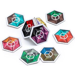 Crystal Cube NTAG 215 NFC Tags with Tough 3M Sticker ▼Our Tags Work On Metal Surfaces ▼TagMo Amiibo Compatible ▼9 Stunning Dual Color Themes for Better Recognition ▼Supreme NFC Tags Experience