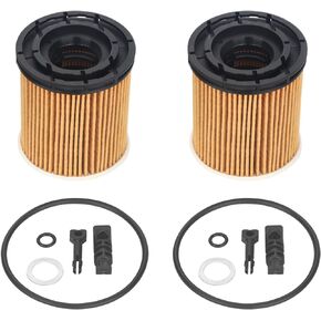 ZONFANT 2 Pcs Engine Oil Filter Compatible With 2020-2023 Accent Elantra Kona Santa Fe Tucson Venue 1.6L, 2020-2023 Rio K5 Sorento 1.6L, Replace#26350-2M000