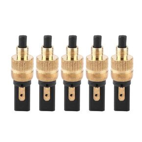 5pcs Brake Light Switch, for Ducat, Motorbike, ATV, Sport Dirt Pit, Electric Bike Interrupteur Moto, 6mm Copper Motorcycle Stoplight Tailight Front Rear Brake Clutch Switch Plug