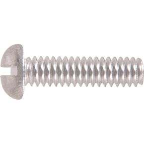 Hillman 1133 Aluminum Round Head Slotted Machine Screw 1/4-20 x 1 1/2 in, 1.5 inches, 16-Pack