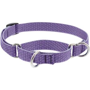 Martingale Dog Collar by Lupine ECO Collection 3/4" Wide Lilac adjusts 14" to 20"