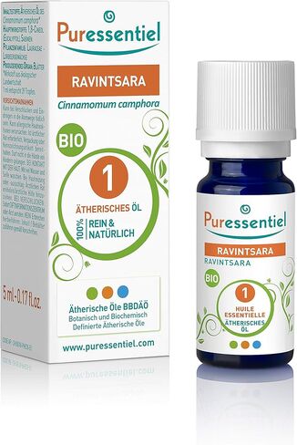 Organic Essential Oil - Ravintsara by Puressentiel for Unisex - 0.17 oz Oil in Saudi Arabia