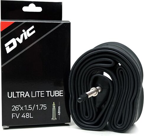 أنبوب الدراجة الجبلية - صمام بريستا 26 بوصة × 1.5-1.75 48 مم - أنبوب MTB - الأنبوب الداخلي للدراجة - أنبوب إطار الدراجة - أنبوب الدراجة - استبدال أنبوب مطاط البوتيل للدراجة in Kuwait