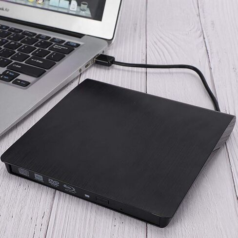 Optical Drive Case, USB 3.0 External Drive Box, CD Drive Enclosure, External ODD / HDD Interchanger Box, Optical Drive Driver Housing(Black) in Saudi Arabia