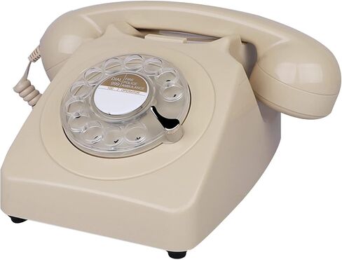 هواتف الاتصال الهاتفي الأحمر Benotek 1980'S الكلاسيكية القديمة الطراز الرجعية الهاتف الثابت مكتب الهاتف خط واحد هاتف حبالي المنزل مكتب مدرسة فندق in Kuwait