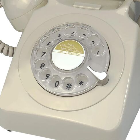 هواتف الاتصال الهاتفي الأحمر Benotek 1980'S الكلاسيكية القديمة الطراز الرجعية الهاتف الثابت مكتب الهاتف خط واحد هاتف حبالي المنزل مكتب مدرسة فندق in Kuwait