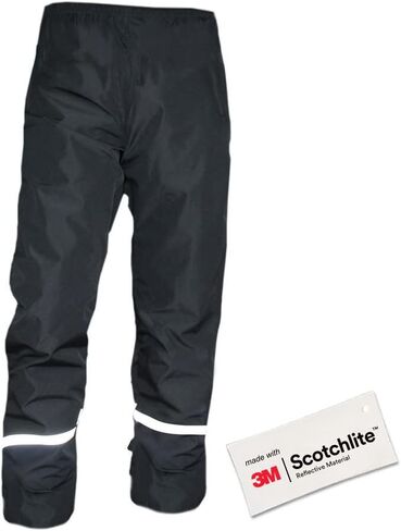 Salzmann 3M Reflective Rain Pants | Waterproof Hiking Trousers | Made with 3M Scotchlite in Saudi Arabia