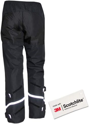 Salzmann 3M Reflective Rain Pants | Waterproof Hiking Trousers | Made with 3M Scotchlite in Saudi Arabia