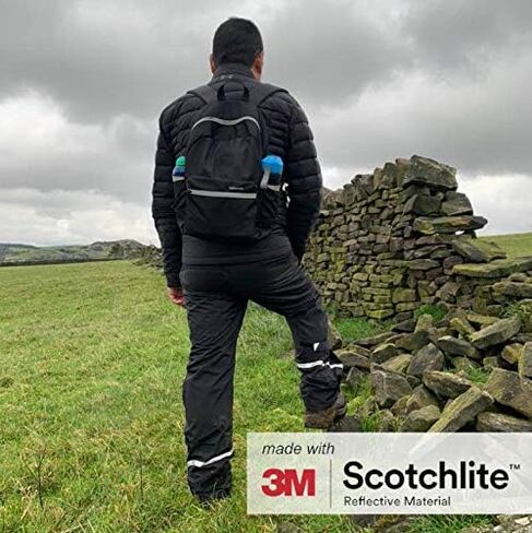 Salzmann 3M Reflective Rain Pants | Waterproof Hiking Trousers | Made with 3M Scotchlite in Saudi Arabia