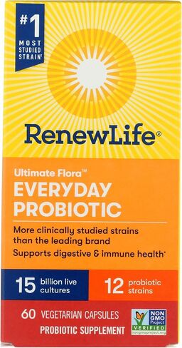 Renew Life Ultimate Flora Everyday Probiotic 15 Billion, 60 CT in Saudi Arabia