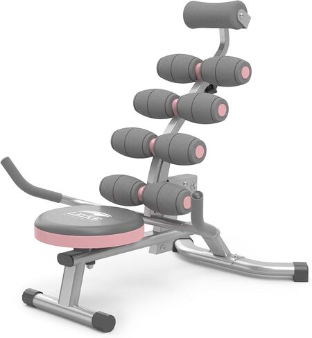 كرسي تمرين تويست من ليك فيتنس مع أسطوانة إسفنجية لتدريب القوة الأساسية والبطن، واسترخاء الظهر، ومقعد دوار 360 درجة in Kuwait