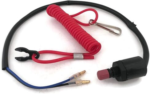 ITACO Boat Motor Emergency Stop Switch Lanyard w/Hook For Suzuki Outboard 37830-89E02 37830-89E01 92D11 92D10 2/4 stroke Engine in Saudi Arabia
